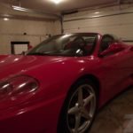 Ferrari 360, Ferrari Spider, autópolírozás, waxolás, belső tisztítás